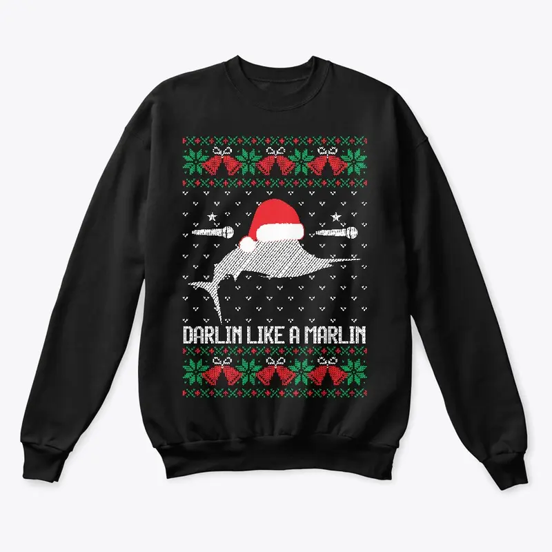 Darlin Like a Marlin Christmas Sweater